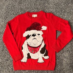 Poof! Red Christmas Sweater